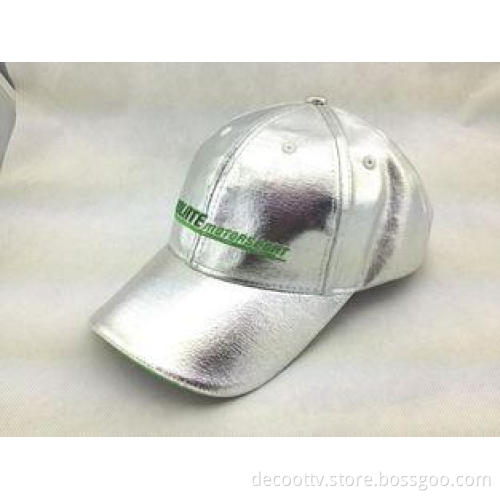 Leather Embroidered Baseball Caps with Buckle Closure (B224
